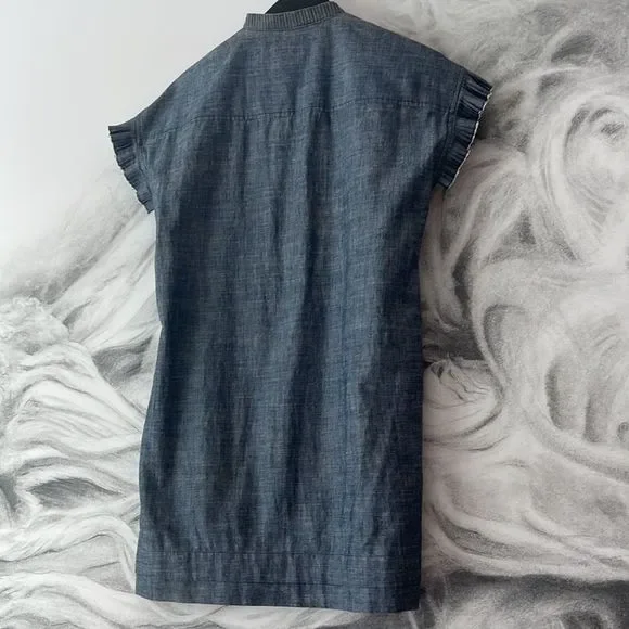 Coach Chambray Short Prairie Dress women’s size 6 EUC influencer - Picture 7 of 9